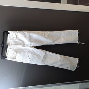 MOTHER The Tripper Ankle Fray size Antique White Size 27